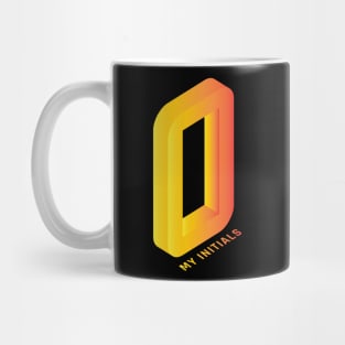 Letter O Letter Art Mug